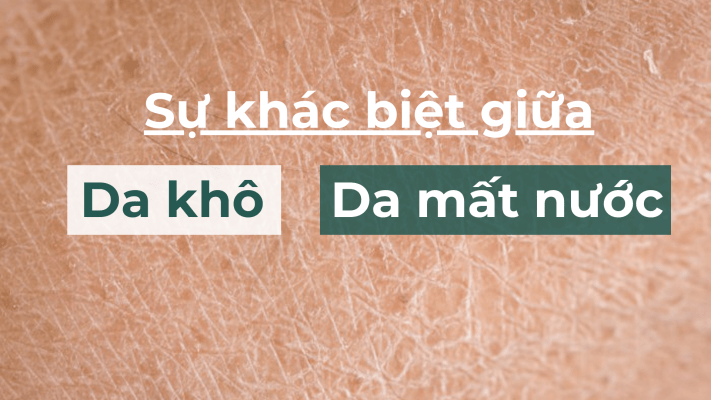 Định nghĩa da khô và da mất nước